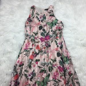 banana republic botanical maxi dress